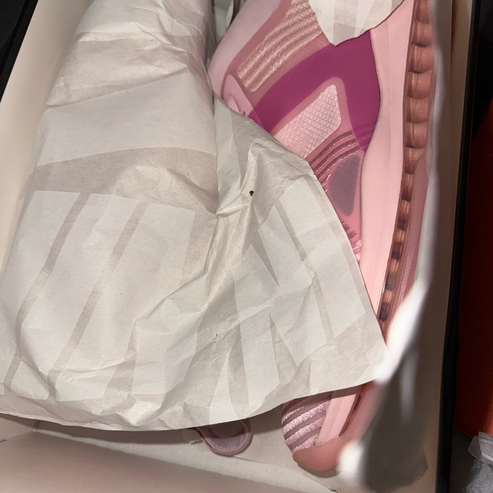 Nike Lebrons x John Elliot  Pink Athletic Shoes